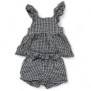 Toddler Gingham Ruffle Two Piece Set  - 3 years Babygap